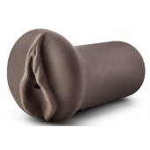 Коричневый мастубратор-вагина Nicole s Kitty - Blush Novelties - в Мурманске купить с доставкой