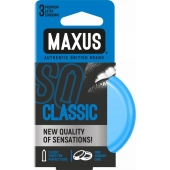 Классические презервативы в железном кейсе MAXUS Classic - 3 шт. - Maxus - купить с доставкой в Мурманске