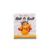 Стимулирующий презерватив-насадка Roll   Ball Banana - Sitabella - купить с доставкой в Мурманске