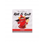 Стимулирующий презерватив-насадка Roll   Ball Cherry - Sitabella - купить с доставкой в Мурманске