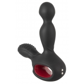 Черный вибромассажер простаты с нагревом и ротацией Prostate Plug - 14,5 см. - Orion - в Мурманске купить с доставкой