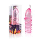 Закрытая рельефная насадка Crystal sleeve snakes в виде змеи с усиками - 14 см. - Erowoman-Eroman - в Мурманске купить с доставкой