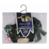 Черный пояс-трусики с двумя насадками Soft-Dolli - 16,5 и 10,5 см. - LOVETOY (А-Полимер) - купить с доставкой в Мурманске