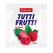 Пробник гель-смазки Tutti-frutti с малиновым вкусом - 4 гр. - Биоритм - купить с доставкой в Мурманске