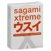 Ультратонкие презервативы Sagami Xtreme SUPERTHIN - 3 шт. - Sagami - купить с доставкой в Мурманске