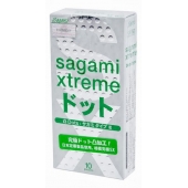 Презервативы Sagami Xtreme Type-E с точками - 10 шт. - Sagami - купить с доставкой в Мурманске