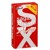 Утолщенные презервативы Sagami Xtreme Feel Long с точками - 10 шт. - Sagami - купить с доставкой в Мурманске