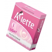 Ультратонкие презервативы Arlette Light - 3 шт. - Arlette - купить с доставкой в Мурманске
