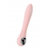 Розовый силиконовый вибратор с электростимуляцией GALVANI VIBE - 21 см. - ToyFa - купить с доставкой в Мурманске