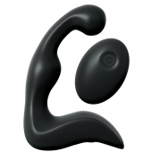 Черный вибромассажер простаты с пультом ДУ Control P-Spot Pro - Pipedream - в Мурманске купить с доставкой
