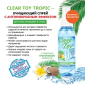 Очищающий спрей для игрушек CLEAR TOY Tropic - 100 мл. - Биоритм - купить с доставкой в Мурманске