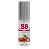 Смазка на водной основе S8 Flavored Lube со вкусом вишни - 50 мл. - Stimul8 - купить с доставкой в Мурманске