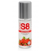 Смазка на водной основе S8 Flavored Lube со вкусом клубники - 125 мл. - Stimul8 - купить с доставкой в Мурманске