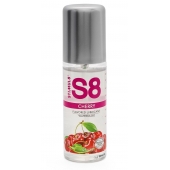Смазка на водной основе S8 Flavored Lube со вкусом вишни - 125 мл. - Stimul8 - купить с доставкой в Мурманске