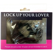 Черные меховые наручники Love с ключиками - Baile - купить с доставкой в Мурманске