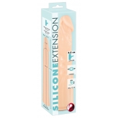 Телесная насадка-удлинитель Silicone Extension - 19 см. - Orion - в Мурманске купить с доставкой