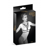 Черная упряжь на грудь Laura - Bijoux Pour Toi - купить с доставкой в Мурманске