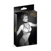 Черная упряжь на грудь Julia - Bijoux Pour Toi - купить с доставкой в Мурманске