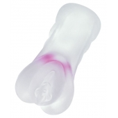 Прозрачный реалистичный мастурбатор Juicy Pussy Crystal Rose - ToyFa - в Мурманске купить с доставкой