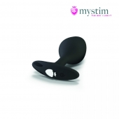 Черная пробка Mystim Rocking Vibe S с возможностью подключения к электростимулятору - 9,7 см. - MyStim - купить с доставкой в Мурманске