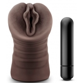 Коричневый мастурбатор-вагина Alexis - Blush Novelties - в Мурманске купить с доставкой