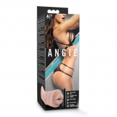 Телесный мастурбатор-ротик Angie - Blush Novelties - в Мурманске купить с доставкой