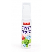Гель-смазка Tutti-frutti со вкусом сладкой мяты - 30 гр. - Биоритм - купить с доставкой в Мурманске