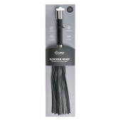 Черная плеть Easytoys Flogger With Metal Grip - 38 см. - Easy toys - купить с доставкой в Мурманске