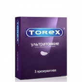 Презервативы Torex  Ультратонкие  - 3 шт. - Torex - купить с доставкой в Мурманске