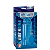Синяя вакуумная помпа MENZSTUFF PENIS ENLARGER - Dream Toys - в Мурманске купить с доставкой