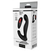 Черный вибромассажер простаты SWIRLING P-PLEASER - Dream Toys - в Мурманске купить с доставкой