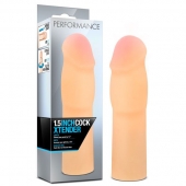 Телесная насадка-удлинитель на пенис PERFORMANCE 1.5INCH COCK XTENDER - 16 см. - Blush Novelties - в Мурманске купить с доставкой
