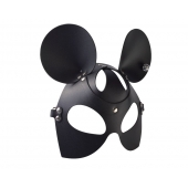 Черная кожаная маска  Мышка - Sitabella - купить с доставкой в Мурманске
