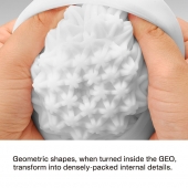 Белый мастурбатор Tenga Geo Coral - Tenga - в Мурманске купить с доставкой