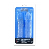 Комплект из 2 прозрачных насадок на пенис PENIS EXTENDER PACK - Dream Toys - в Мурманске купить с доставкой