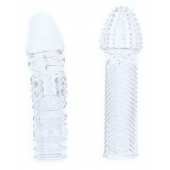 Комплект из 2 прозрачных насадок на пенис PENIS EXTENDER PACK - Dream Toys - в Мурманске купить с доставкой