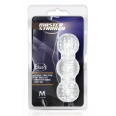 Прозрачный фигурный мастурбатор Master Stroker - Blush Novelties - в Мурманске купить с доставкой