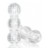Прозрачный фигурный мастурбатор Master Stroker - Blush Novelties - в Мурманске купить с доставкой