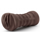 Коричневый мастурбатор-вагина Hot Chocolate Brianna - Blush Novelties - в Мурманске купить с доставкой