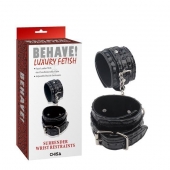 Черные наручники Surrender Wrist Restraints - Chisa - купить с доставкой в Мурманске