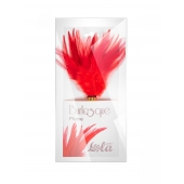 Красный перьевой тиклер Plume - 23 см. - Lola Lingerie - купить с доставкой в Мурманске