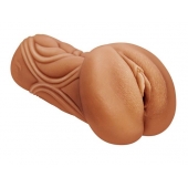 Кофейный мастурбатор-вагина Dumpling - Lola Games - в Мурманске купить с доставкой