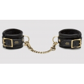 Черные наручники Bound to You Faux Leather Wrist Cuffs - Fifty Shades of Grey - купить с доставкой в Мурманске
