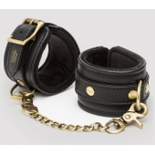 Черные наручники Bound to You Faux Leather Wrist Cuffs - Fifty Shades of Grey - купить с доставкой в Мурманске