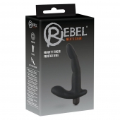 Черный вибромассажер простаты Naughty Finger Prostate Vibe - 13,8 см. - Orion - в Мурманске купить с доставкой