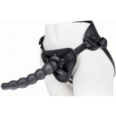 Пояс харнесс BEST UNI strap с 2 насадками - 18 и 22 см. - LOVETOY (А-Полимер) - купить с доставкой в Мурманске