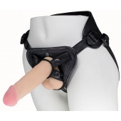 Пояс харнесс BEST UNI strap с 2 насадками - 18 и 22 см. - LOVETOY (А-Полимер) - купить с доставкой в Мурманске
