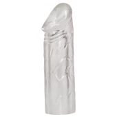 Удлиняющая насадка на пенис Mega Dick Sleeve Transparent - Orion - в Мурманске купить с доставкой