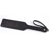 Черная гладкая шлепалка SEX - 35 см. - Sitabella - купить с доставкой в Мурманске