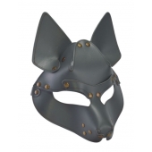 Серая маска Wolf с клепками - Sitabella - купить с доставкой в Мурманске